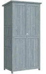 GARTENSCHRANK Tannenholz Grau