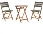 BISTRO-SET 2-Sitzer Gr&uuml;n Prossedi