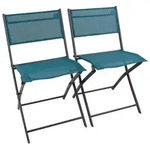 Gartenklappstuhl-Set Sumila 2-tlg. T&uuml;rkis