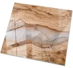 TISCHPLATTE 60x60 cm Naturholz mit Harz