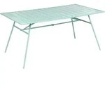 GARTENTISCH 160/90 cm Metall Mintgr&uuml;n Terenzo