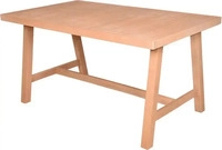 Gardenson Gartentisch Holz Bogota ca. 150x85 cm ge&ouml;lt Hellbraun