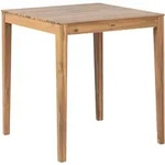 BISTROTISCH 70/70 cm zertifiziertes Akazienholz Hellbraun Chioggia