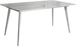 GARTENTISCH 160/90 cm Stein Wei&szlig;er Marmor Rodallo