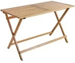 GARTENTISCH Heller Holzfarbton Prossedi