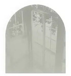 GLASPLATTE f&uuml;r Kamin 80x70 cm