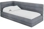 EINZELLBETT Jugendbett mit Bettkasten und Matratze H3/H4, Rechts - BEMY 90x200...