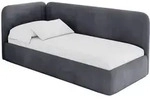 EINZELLBETT Jugendbett mit Bettkasten und Matratze H3/H4, Rechts - ELSY 90x200