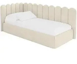 EINZELLBETT Jugendbett mit Bettkasten und Matratze H3/H4, Rechts - ARTY 80x200...