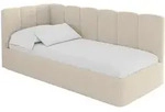 EINZELLBETT Jugendbett mit Bettkasten und Matratze H3/H4, Rechts - DEXY 80x200