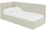 EINZELLBETT Jugendbett mit Bettkasten und Matratze H3/H4, Rechts - MULY 80x200...