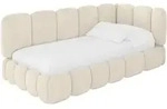 EINZELLBETT Jugendbett mit Bettkasten und Matratze H3/H4, Links - AVRY 100x200...