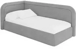 EINZELLBETT Jugendbett mit Bettkasten und Matratze H3/H4, Rechts - JOVY 100x200...