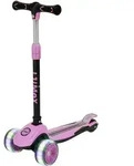 KINDERROLLER Lumox h&ouml;henverstellbarer Lenker inkl. Leuchtr&auml;nder rosa