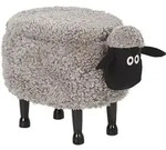 TIERHOCKER Grau Sheep 35/55/40 cm