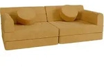 KINDERSOFA Kayo cord gelb