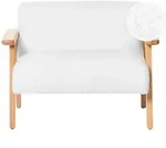 KINDERSOFA Boucl&eacute; Wei&szlig; Lalmo