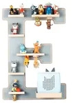 Kinderregal Boarti Grau