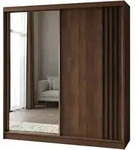 SCHWEBET&Uuml;RENSCHRANK NELVIA 200/216/61 cm Modern Kleiderschrank 2-t&uuml;rig mit...
