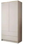 KLEIDERSCHRANK AURORA KASCHMIR 2D2S mit Schubladen
