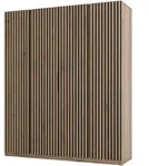 DREHT&Uuml;RENSCHRANK CAGLIARI 200/239/61,9 cm 4-t&uuml;rig Goldfarben