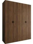 DREHT&Uuml;RENSCHRANK Espresso 180 cm