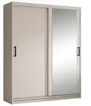 SCHWEBET&Uuml;RENSCHRANK Hela mit 2 T&uuml;ren und Schubkasteneinsatz, 160 cm, Kaschmir