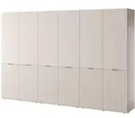 DREHT&Uuml;RENSCHRANK ATELIO 303/200/51 cm Modern Kleiderschrank 6-t&uuml;rig Kaschmir