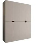 DREHT&Uuml;RENSCHRANK Espresso 180 cm
