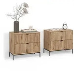 NACHTTISCHE Aterno Viking Oak 2er Set