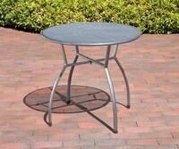 Gartentisch Toulouse Grau Stahl ca. 80x80x74cm