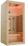 INFRAROTKABINE Trondheim90 natur mit Dual-Technologie & Hemlockholz