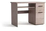 SCHREIBTISCH LIVORNO 105x56x75 cm B&uuml;rotisch Computertisch, Eichefarben