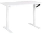 SCHREIBTISCH wei&szlig; 120/72 cm manuell h&ouml;henverstellbar Destin III