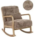 SCHAUKELSESSEL Webpelz Taupe Skovde