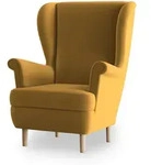 SESSEL LENTIO Ohrensessel Polstersessel, Gelb