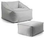 OUTDOOR SITZSACK Der Sunnyboy mit Hocker