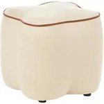 POUF Stoff Hellbeige Juno