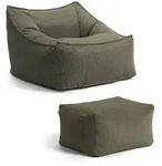 SITZSACK Cord Snug mit Hocker