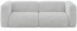 MODULARES Sofa 2-SITZER MIRA-S1 228x89x70 Grau cm Velours