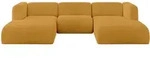 WOHNLANDSCHAFT MIRA-U1 317x179x70 Senfgelb Cord