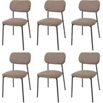 ESSZIMMERSTUHL taupe 6er-Set