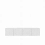 LOWBOARD ROVA 200/41/40 cm, H&auml;ngender TV-Schrank Wei&szlig;