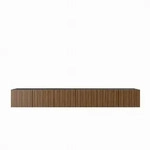 LOWBOARD LIVO 300/41/40 cm, H&auml;ngender TV-Schrank Schwarz / Eichefarben
