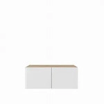 LOWBOARD MIVO 100/41/40 cm, H&auml;ngender TV-Schrank Eiche Artisan