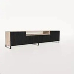 LOWBOARD VAREN 200/41/40 cm, Stand-TV-Schrank Eiche Artisan