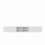 LOWBOARD VAREN 300/41/40 cm, H&auml;ngender TV-Schrank Wei&szlig;