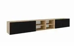 LOWBOARD MIVO 300/41/40 cm, H&auml;ngender TV-Schrank Eiche Artisan