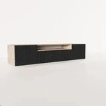 LOWBOARD VAREN 200/41/40 cm, H&auml;ngender TV-Schrank Eiche Artisan