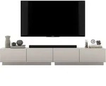 TV-LOWBOARD 2er-Set Enjoy Kaschmir matt 240 cm mit Sockel